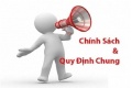 CHÍNH SÁCH CHUNG